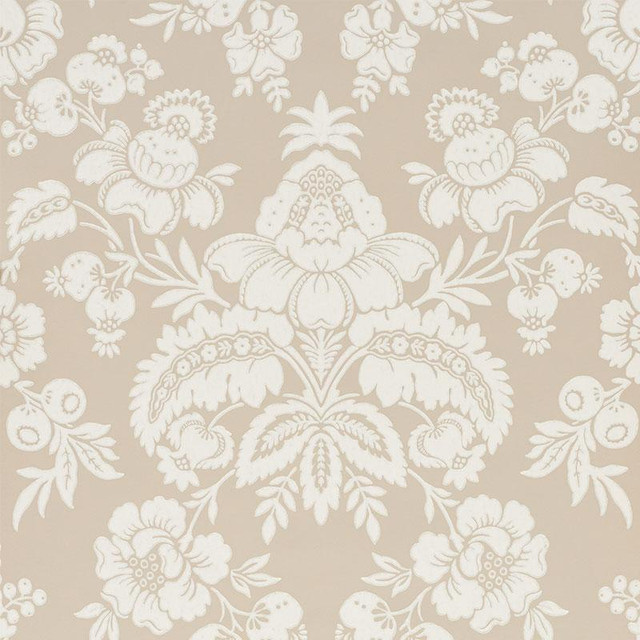 Simone Damask Stone 5009612 by Schumacher Designer Wallpaper New Traditional 10.5" - Swanky Fabrics - Simone Damask Stone 5009612 by Schumacher Designer Wallpaper New Traditional 10.5" - Swanky Fabrics -