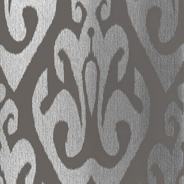 Tokat Graphite 5005982 by Schumacher Designer Wallpaper Byzantium 10.25" - Swanky Fabrics - Tokat Graphite 5005982 by Schumacher Designer Wallpaper Byzantium 10.25" - Swanky Fabrics -