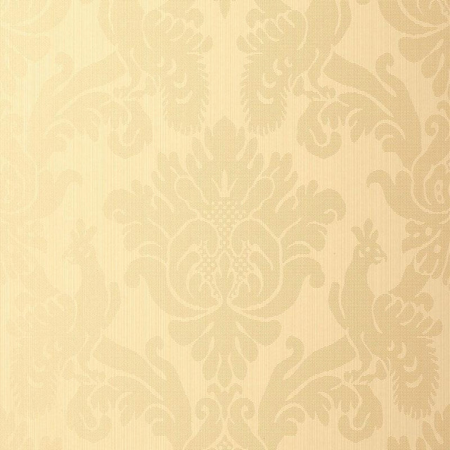 Valette Strie Damask Champagne 5003660 by Schumacher Designer Wallpaper Palazzo 10.25" - Swanky Fabrics - Valette Strie Damask Champagne 5003660 by Schumacher Designer Wallpaper Palazzo 10.25" - Swanky Fabrics -