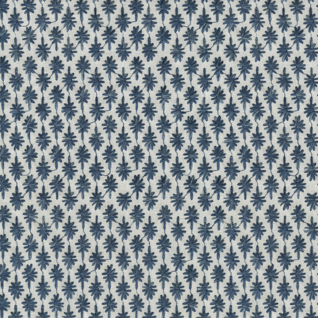 Crest Haven Emb Porcelain 410140 by PKL Studio Designer Fabric - 50%Polyester 50%Cotton Embroid:100%Viscose INDIA 51000 Horizontal: 1.1 and Vertical: 1.2 54 - Swanky Fabrics -