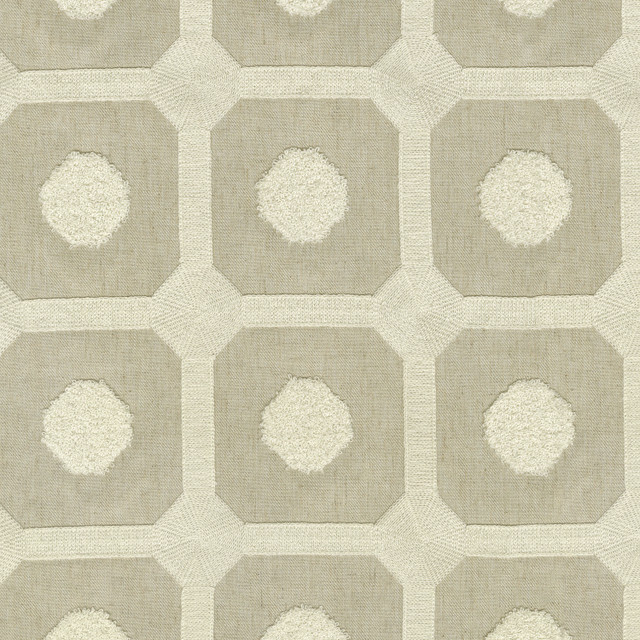 Needle And Thread Linen 410181 by PKL Studio Designer Fabric - 68%Polyester 21%Linen 11%Cotton Embroid:100%Cotton INDIA 51000 Horizontal: 4.5 and Vertical: 4.7 54 - Swanky Fabrics -