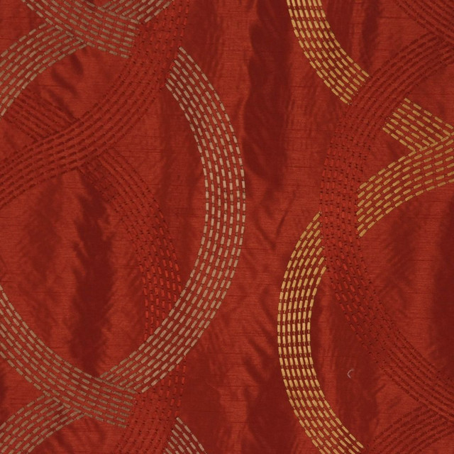 Thoreau Rouge 51 Emb W by RM CoCo Designer Fabric Storytellers 100% Polyester See Sample 0 Horizontal: 26 and Vertical: 12.5 54 - Swanky Fabrics -