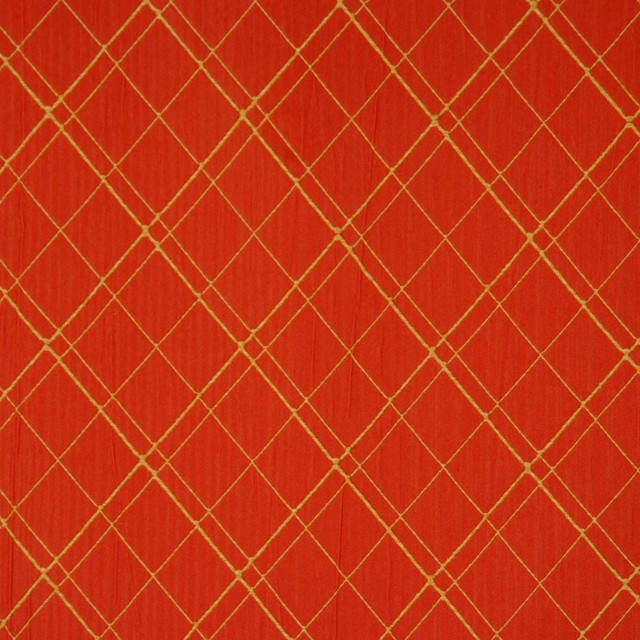 Regent Sienna by RM CoCo Designer Fabric London Calling 100% Polyester See Sample 0 Horizontal: 4.5 and Vertical: 5.25 54 - Swanky Fabrics -