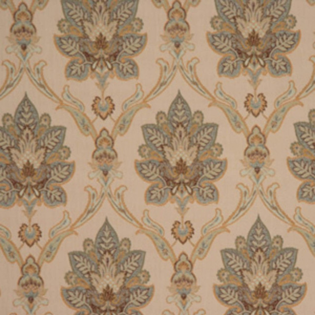 1617Cb Linen by RM CoCo Designer Fabric Caribbean Mist 56% Viscose 44% Polyester See Sample 0 Horizontal: 7.125 and Vertical: 11.25 54 - Swanky Fabrics -