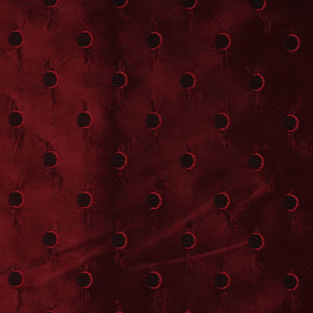 1235Cb Wine by RM CoCo Designer Fabric Ripe Raspberry 70% Polyester 30% Cotton See Sample 18000 Horizontal: 3.5 and Vertical: 4 54 - Swanky Fabrics -