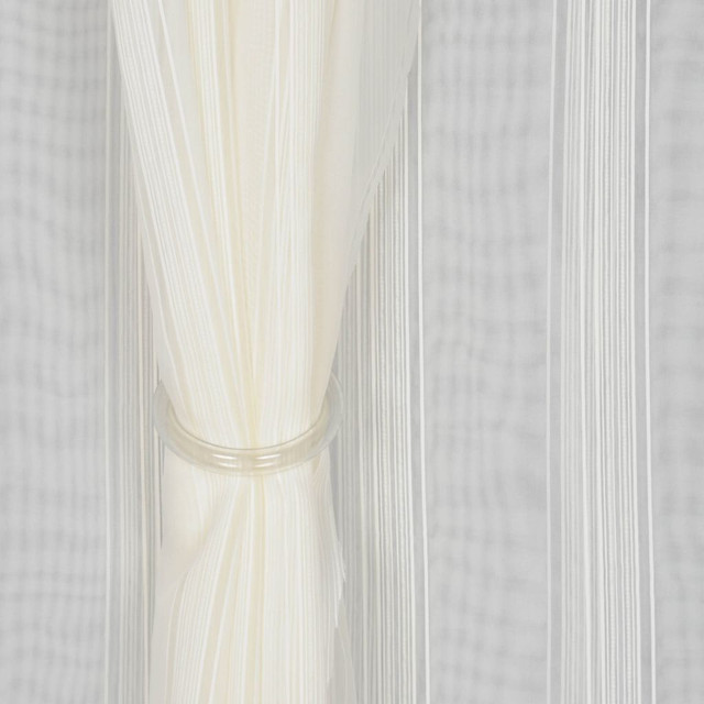Foxglove Sand by RM CoCo Designer Fabric Classic 118" Sheers 100% Polyester See Sample 0 Horizontal: 4.125 and Vertical: 4.125 118 - Swanky Fabrics -
