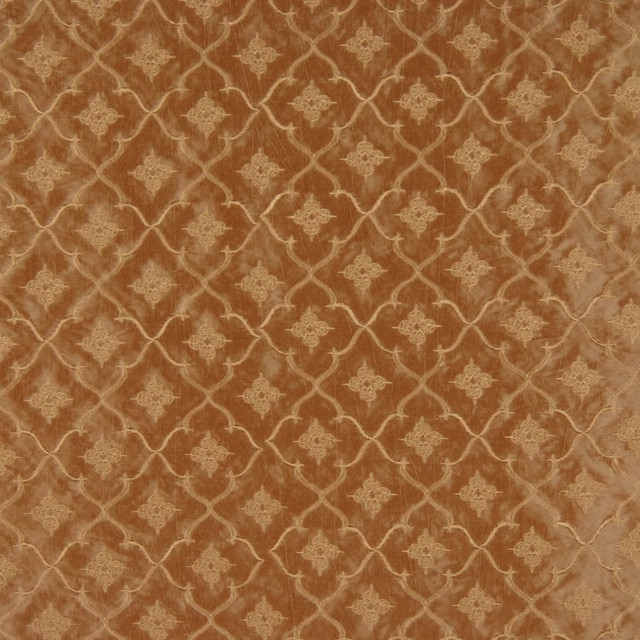 Sodium Brushed Gold by RM CoCo Designer Fabric Primary Element 55% Polyester 45% Nylon See Sample 0 Horizontal: 3.5 and Vertical: 3.5 54 - Swanky Fabrics -