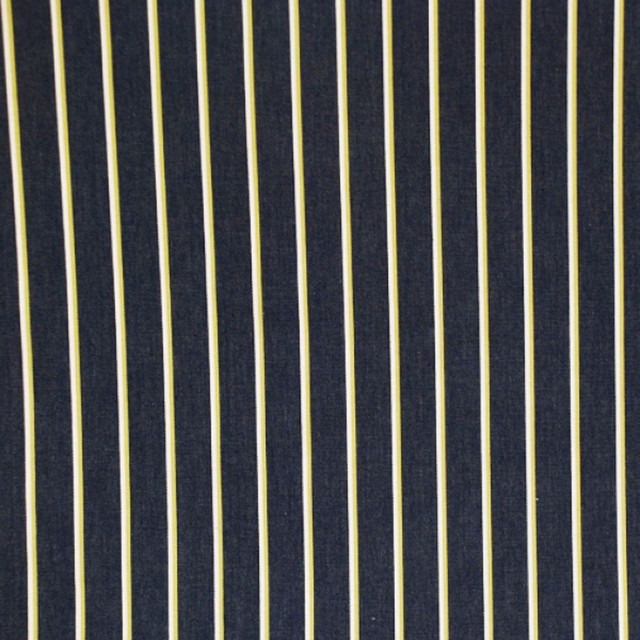 Bonus Stripe Navy by RM CoCo Designer Fabric Color Carnival - Vapor - Wesco 100% Cotton See Sample 0 Horizontal: 1.5 and Vertical: 0 57 - Swanky Fabrics -
