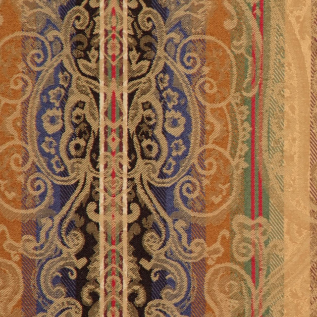 1861Cb Academy by RM CoCo Designer Fabric Sapphire 60% Cotton 40% Polyester See Sample 0 Horizontal: 13.5 and Vertical: 15.75 54 - Swanky Fabrics -