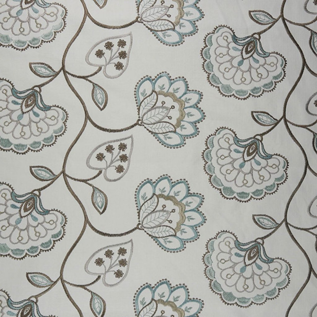 Guilty Pleasure Robin'S Egg Blue by RM CoCo Designer Fabric Vacation - Wesco 56% Polyester 44% Cotton See Sample 0 Horizontal: 26 and Vertical: 6.25 51.75 - Swanky Fabrics -
