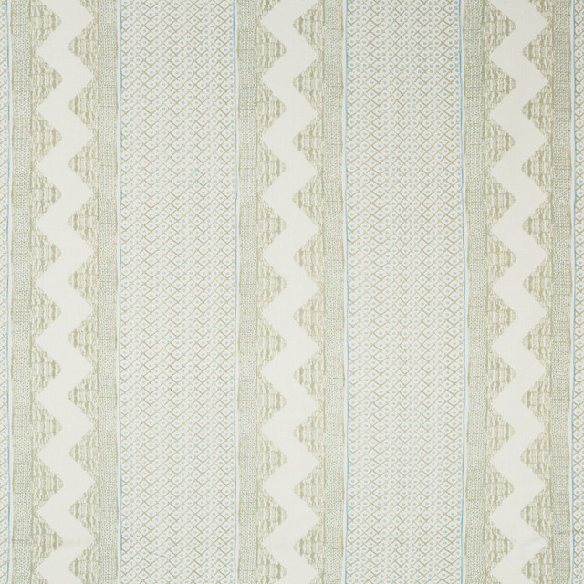 Whitaker Print Sage/Aqua by Lee Jofa Designer Fabric AVONDALE LINEN - 100% India Horizontal: 26.5 and Vertical: 3.35 53 - Swanky Fabrics -