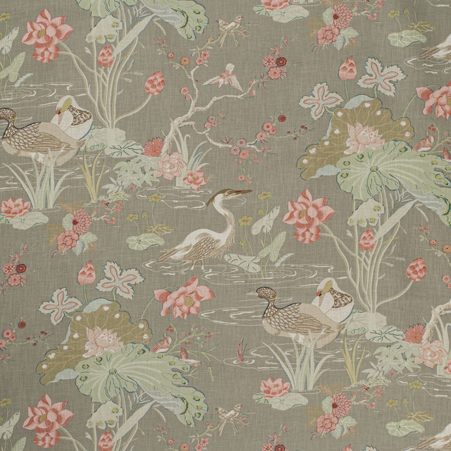 Luzon Print Fawn by Lee Jofa Designer Fabric MINDORO VISCOSE - 82%;LINEN - 18% United Kingdom MEDIUM Horizontal: 27 and Vertical: 41 54 - Swanky Fabrics -