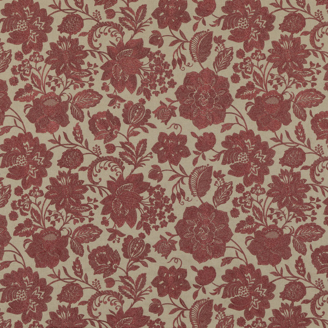 Berwick Red by G P & J Baker Designer Fabric PORTOBELLO VISCOSE - 50%;LINEN - 33%;POLYESTER - 17% India Horizontal: 26.004 and Vertical: 15.366 52.008 - Swanky Fabrics -