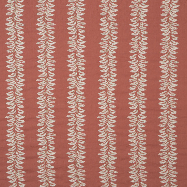 New Bradbourne Coral by G P & J Baker Designer Fabric LANGDALE LINEN - 64%;POLYESTER - 30%;VISCOSE - 6% India MEDIUM Horizontal: 5.91 and Vertical: 7.88 49.25 - Swanky Fabrics -