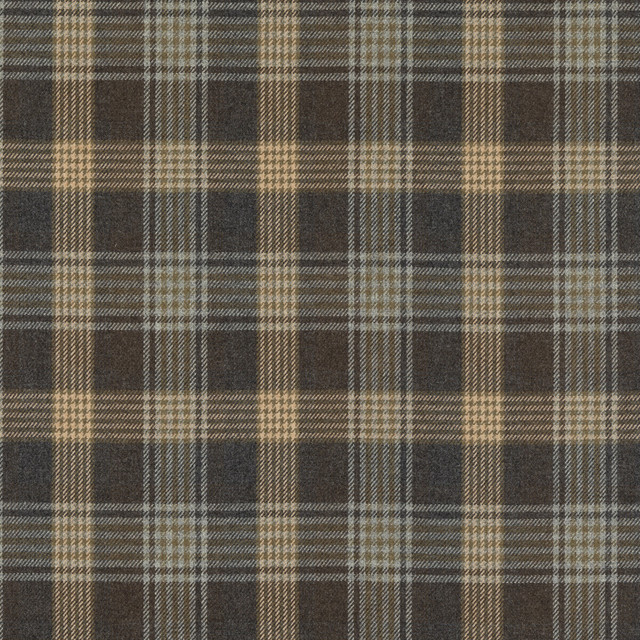 Braemar Woodsmoke by Mulberry Designer Fabric MULBERRY WOOLS IV WOOL - 100% United Kingdom MEDIUM Horizontal: 9.85 and Vertical: 12.214 59.1 - Swanky Fabrics -