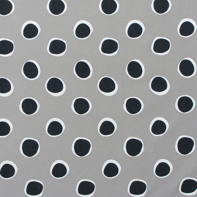 Solis Fondo Gris by Gaston Y Daniela Designer Fabric GASTON NUEVO MUNDO VISCOSE - 70%;COTTON - 30% India HEAVY Horizontal: 27 and Vertical: 11.75 55 - Swanky Fabrics -