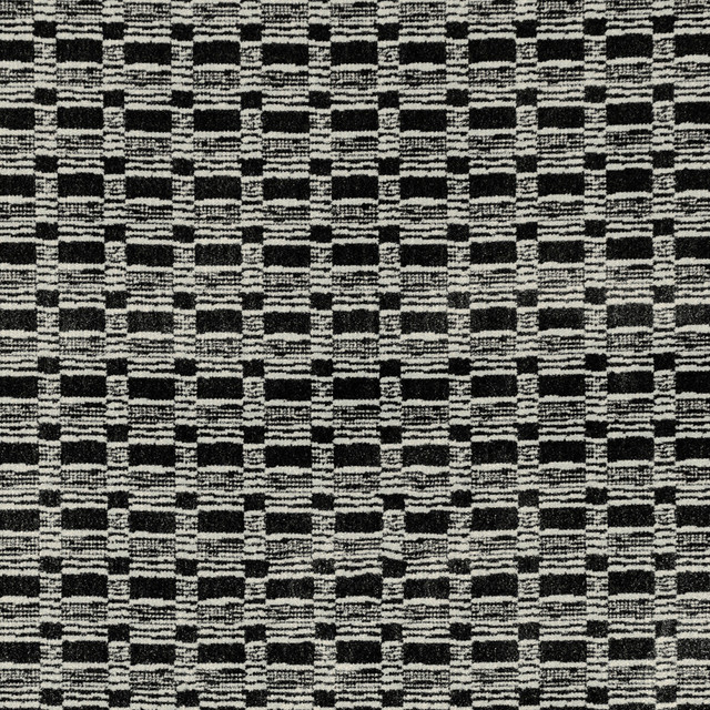 Lure Onyx/Ivory by Groundworks Designer Fabric KELLY WEARSTLER VI VISCOSE - 74%;POLYESTER - 16%;COTTON - 10% Italy MEDIUM Horizontal: 2.76 and Vertical: 2.76 55.12 - Swanky Fabrics -
