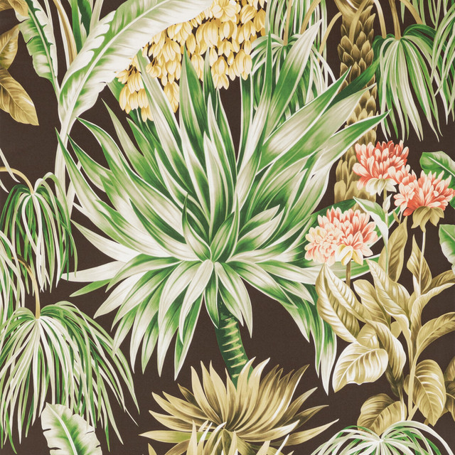 Caluya Paper Espresso by Lee Jofa Designer Wallcovering MINDORO WALLPAPER WOOD PULP - 45%;BINDER - 20%;MINERAL FILLERS - 20%;POLYESTER - 15% United Kingdom Horizontal: 27.5 and Vertical: 37.4 27.5 - Swanky Fabrics -