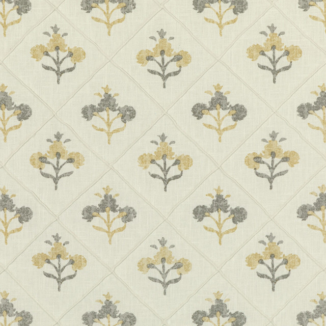 Rajaflower-11 by Kravet Basics Designer Fabric L'INDIENNE COLLECTION POLYESTER - 68%;COTTON - 32% India HEAVY Horizontal: 4.25 and Vertical: 4.125 54 - Swanky Fabrics -