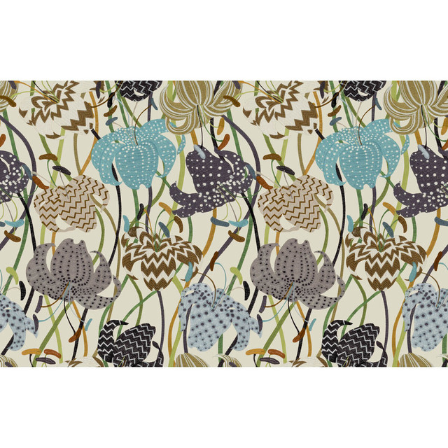 Lilium 10230 by Kravet Couture Designer Wallcovering MISSONI HOME WALLCOVERINGS 03 VINYL ON NON WOVEN - 100% Italy Horizontal: 39 and Vertical: 25.2 39 - Swanky Fabrics -