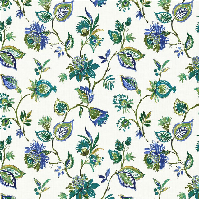 Becoming Cobalt by Kasmir Designer Fabric 1467 100% Cotton
 SPAIN 30,000 Wyzenbeek Double Rubs </p><p>Repeat: Horizontal: 26 4/8 inches and Vertical: 27 inches 54 - Swanky Fabrics -
