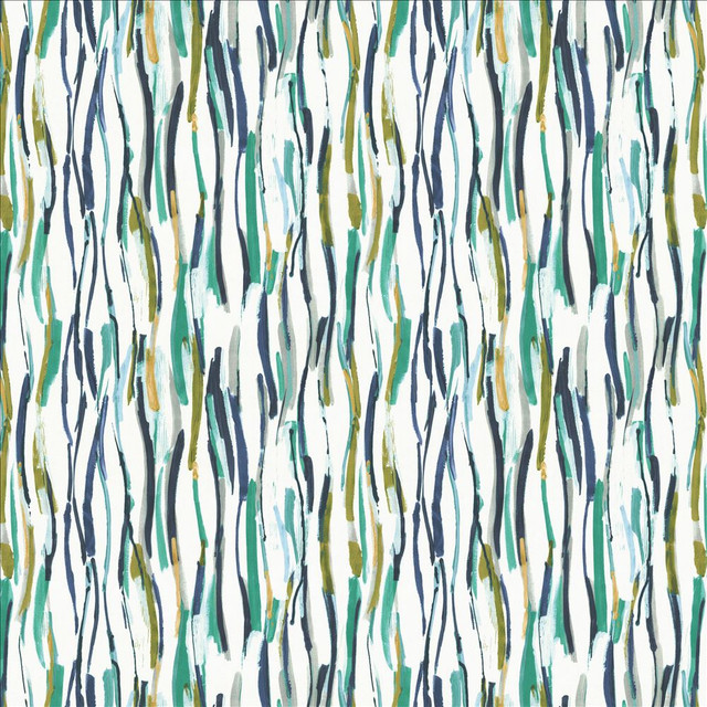 Kinley Stripe Marine by Kasmir Designer Fabric 1467 100% Cotton
 SPAIN 50,000 Wyzenbeek Double Rubs </p><p>Repeat: Horizontal: 26 6/8 inches and Vertical: 27 3/8 inches 54 - Swanky Fabrics -