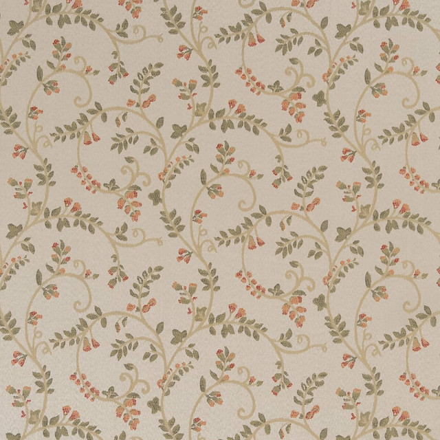 D1810 Garden Nicolette by Charlotte Designer Fabric Vintage Elegance 100% Woven Polyester Asia Exceeds 120,000 Wyzenbeek Rubs (Heavy Duty) </p><p>Repeat: Horizontal: 15" x Vertical: 9" 54 Inches - Swanky Fabrics -