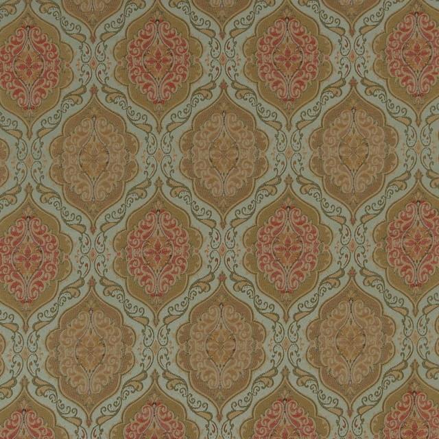 D1837 Spring Antoinette by Charlotte Designer Fabric Vintage Elegance 100% Woven Polyester Asia Exceeds 120,000 Wyzenbeek Rubs (Heavy Duty) </p><p>Repeat: Horizontal: 7" x Vertical: 10" 54 Inches - Swanky Fabrics -