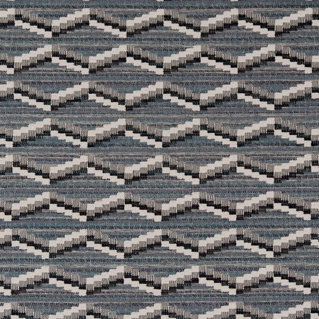 D2025 Azure by Charlotte Designer Fabric Southwest 96% Woven Polypropylene, 4% Polyester Made In USA Exceeds 60,000 Wyzenbeek Rubs (Heavy Duty) </p><p>Repeat: Horizontal: 5" x Vertical: 5" 54 Inches - Swanky Fabrics -