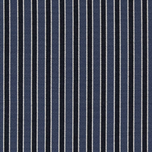D2134 Wedgewood Stripe by Charlotte Designer Fabric Small Scale Patterns 100% Woven Polyester Asia Exceeds 100,000 Wyzenbeek Rubs (Heavy Duty) </p><p>Repeat: Horizontal: 1" 54 Inches - Swanky Fabrics -