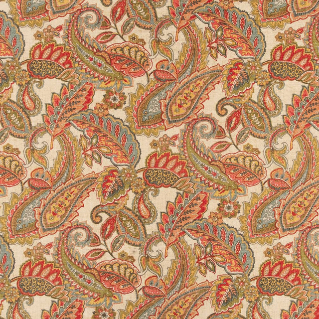 CB800-278 by Charlotte Designer Fabric Purple, Orange & Gold 55% Linen, 45% Viscose Korea Exceeds 30,000 Wyzenbeek Rubs (Heavy Duty) </p><p>Repeat: Horizontal 27" x Vertical 25.25" 54 Inches - Swanky Fabrics -