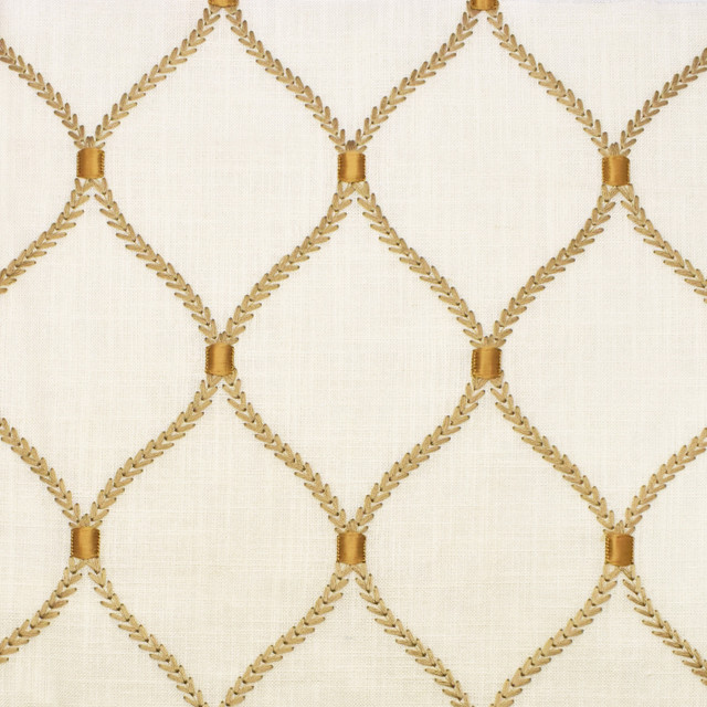 S2677 Gilded by Greenhouse Designer Fabric 70% Rayon, 30% Linen W/ 100% Rayon Embroidery India 9,000 double rubs </p><p>Repeat: 4.25" H, 6.25" V 52" - Swanky Fabrics - S2677 Gilded by Greenhouse Designer Fabric 70% Rayon, 30% Linen W/ 100% Rayon Embroidery India 9,000 double rubs </p><p>Repeat: 4.25" H, 6.25" V 52" - Swanky Fabrics -