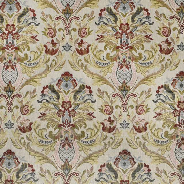 F3467 Carnation by Greenhouse Designer Fabric 70% Polyester, 30% Cotton Mexico 50,000 double rubs </p><p>Repeat: 19.6" H, 14.9" V 54" - Swanky Fabrics -