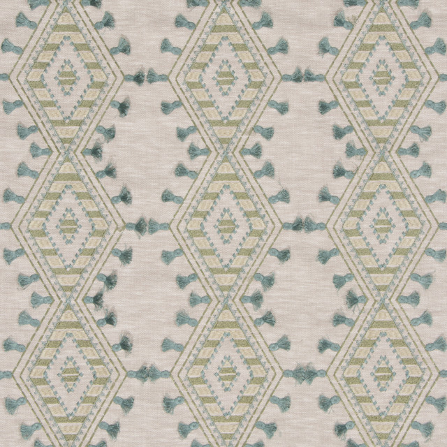 S3182 Greenery by Greenhouse Designer Fabric 71% Polyester, 29% Cotton With 100% Polyester Embroidery India 9,000 double rubs </p><p>Repeat: 6.5" H, 6.25" V 52" - Swanky Fabrics - S3182 Greenery by Greenhouse Designer Fabric 71% Polyester, 29% Cotton With 100% Polyester Embroidery India 9,000 double rubs </p><p>Repeat: 6.5" H, 6.25" V 52" - Swanky Fabrics -