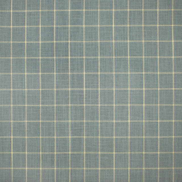 F1667 Sky by Greenhouse Designer Fabric 100% Polyester China 60,000 double rubs </p><p>Repeat: 1" H, 1" V 56" - Swanky Fabrics -
