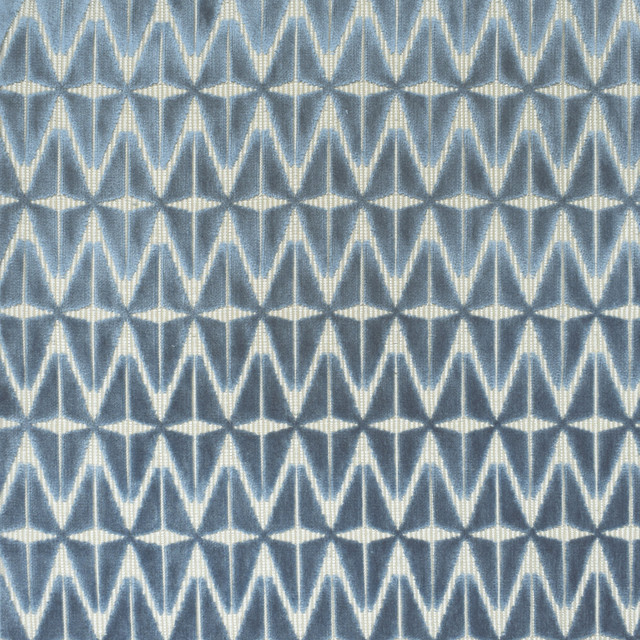 S4002 Cadet by Greenhouse Designer Fabric 54% Polyester, 46% Viscose India 50,000 double rubs </p><p>Repeat: 1.5" H, 4.75" V 54" - Swanky Fabrics -