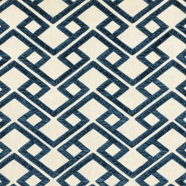 S4017 Bristol by Greenhouse Designer Fabric 68% Polyester, 21% Linen, 11% Cotton With 100% Polyester Embroidery India 9,000 double rubs </p><p>Repeat: 10.9" H, 4.1" V 54" - Swanky Fabrics -
