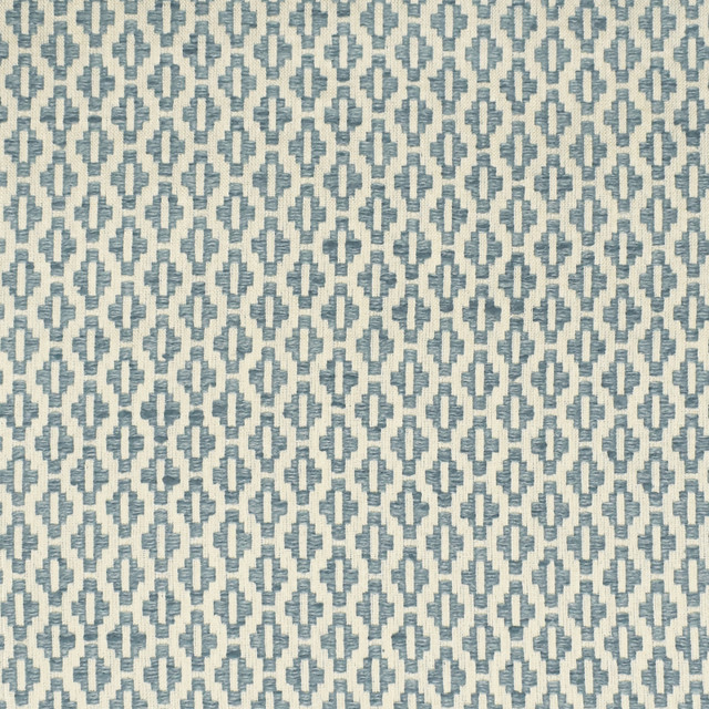 S3010 Aqua by Greenhouse Designer Fabric 65% Polyester, 35% Cotton India 50,000 double rubs </p><p>Repeat: .8" H, .75" V 54" - Swanky Fabrics -