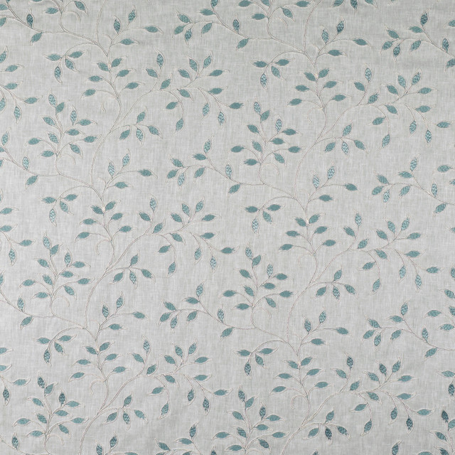 S3012 Aquamarine by Greenhouse Designer Fabric 52% Cotton, 48% Polyester With 70% Cotton, 30% Polyester Embroidery India 9,000 double rubs </p><p>Repeat: 13" H, 9.25" V 52" - Swanky Fabrics -