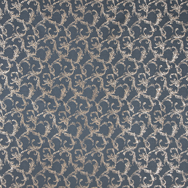 Uphill Climb Slate by Carole Designer Fabric Blue Steel 100% Polyester China 35,000 Wyzenbeek Double Rubs </p><p>Repeat: 11 1/4" V, 4 3/4" H 56" - Swanky Fabrics -