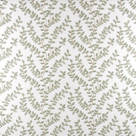 Reaching High Green Tea by Carole Designer Fabric From The Heart 100% Polyester India 51,000 Wyzenbeek Double Rubs </p><p>Repeat: 9 1/2" V, 13" H 52" - Swanky Fabrics -