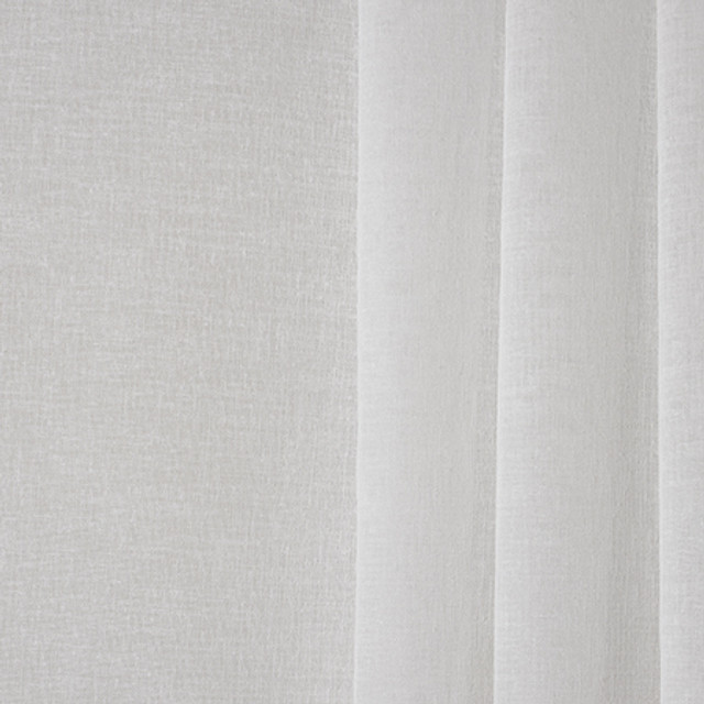 Relaxing Stroll White by Carole Designer Fabric Sheer Philosophy 100% Polyester Turkey N/A </p><p>Repeat: None 118" - Swanky Fabrics -