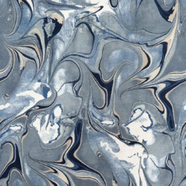 Justice River by Norbar Designer Fabric PRISM BLUES 100% POLYESTER CHINA 54 - Swanky Fabrics -