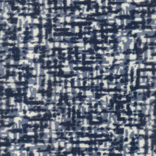 Leeds River by Norbar Designer Fabric PRISM BLUES 76% VISCOSE 24% POLY INDIA 14 1/2"V 13 1/2"H 54 - Swanky Fabrics -