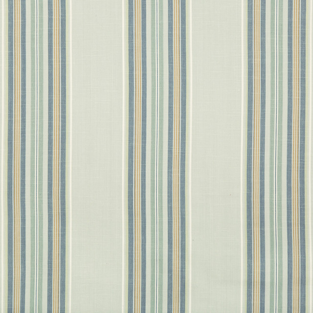 Verdon Stripe Sea/Blue by Brunschwig & Fils Fabric Brunschwig & Fils Fabric Verdon Stripe Sea/BlueFabric DURANCE COTTON - 100% India </p><p>Repeat: H: 7.5, V: 0 53 - Fabric Carolina -