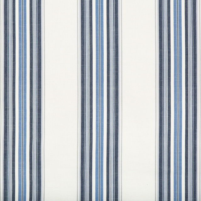 Verdon Stripe Indigo/Sky by Brunschwig & Fils Fabric Brunschwig & Fils Fabric Verdon Stripe Indigo/SkyFabric DURANCE COTTON - 100% India </p><p>Repeat: H: 7.5, V: 0 53 - Fabric Carolina -