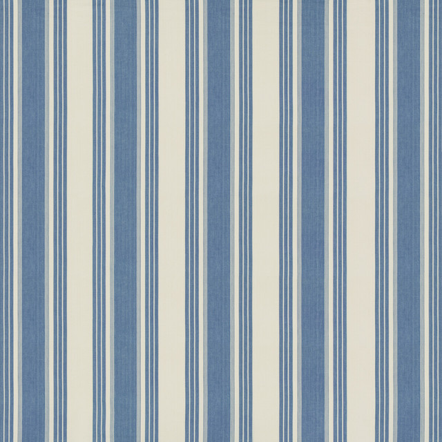 Colmar Stripe French Blue by Brunschwig & Fils Fabric Brunschwig & Fils Fabric Colmar Stripe French BlueFabric FOLIO FRANCAIS COTTON - 100% India </p><p>Repeat: H: 8.82, V: 0 53 - Fabric Carolina -