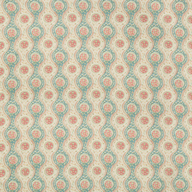 Nadari Print Teal/Rose by Brunschwig & Fils Fabric Brunschwig & Fils Fabric Nadari Print Teal/RoseFabric FOLIO FRANCAIS COTTON - 90%;LINEN - 10% United Kingdom </p><p>Repeat: H: 6.75, V: 7.48 54 - Fabric Carolina -