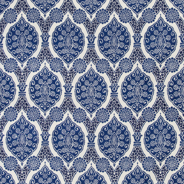 Sufera Print Indigo by Brunschwig & Fils Fabric Brunschwig & Fils Fabric Sufera Print IndigoFabric GRAND BAZAAR FLAX - 100% Italy </p><p>Repeat: H: 13.39, V: 28.74 53.94 - Fabric Carolina -
