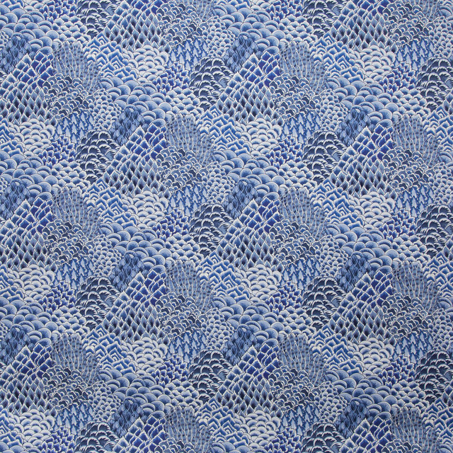 Katibi Print Blue by Brunschwig & Fils Fabric Brunschwig & Fils Fabric Katibi Print BlueFabric GRAND BAZAAR COTTON - 100% Italy </p><p>Repeat: H: 26.77, V: 17.83 53.94 - Fabric Carolina -